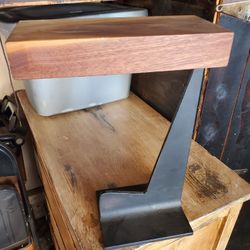 Metal And Wood Base For Decoration