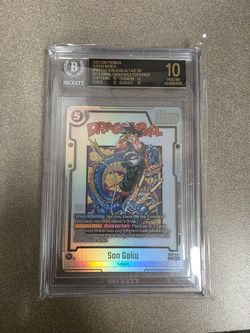 Dragon Ball Super Son Goku Alt Art 40th Top 8 Promo FB07-104 Bgs 10 Black Label