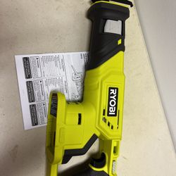 Ryobi One+ Battery Powered Reciprocating Saw Tool Only New