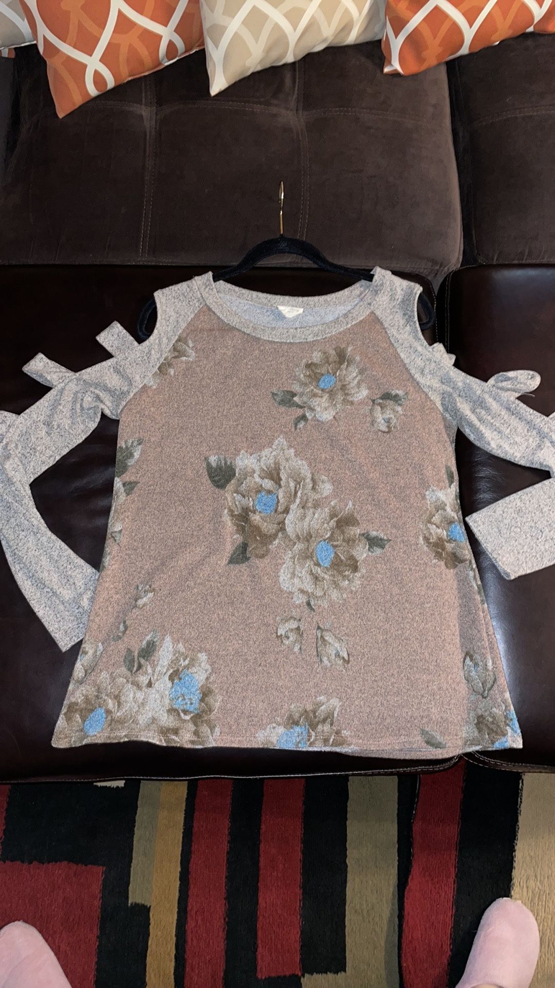 143 story cold shoulder top