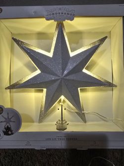 LED Star Christmas Tree Topper