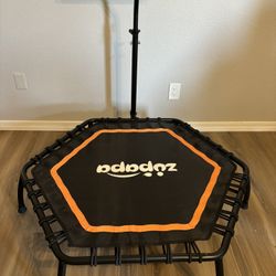 New Rebounder/trampoline With Balance Bar 
