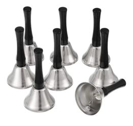 24 Cute Little Silver Hand Bells