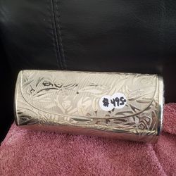 Bullocks Wilshire Italy 70s Silver Marquesites Purse 