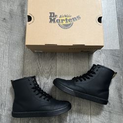WOMENS BLACK DOC MARTENS BOOTS SIZE 6