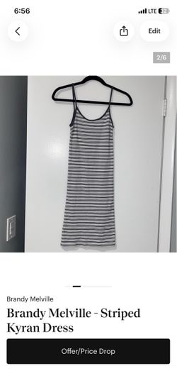 Brandy Melville Striped Kyran Dress