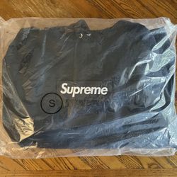 Supreme Box Logo Hooded Sweatshirt (FW25) Navy size Small