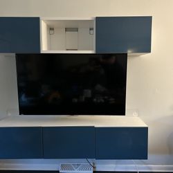 Floating TV Shelves and Storage