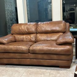 Leather sofas