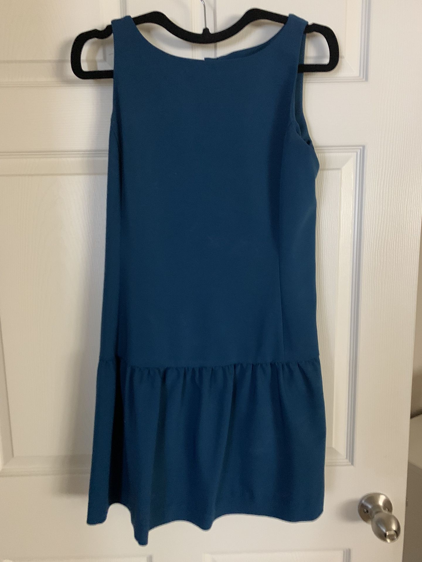 Banana Republic Fit and Flare Dress Teal Blue Size 6