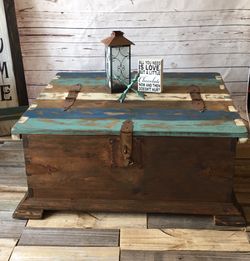 Rustic Coffee Table w/ matching side table set