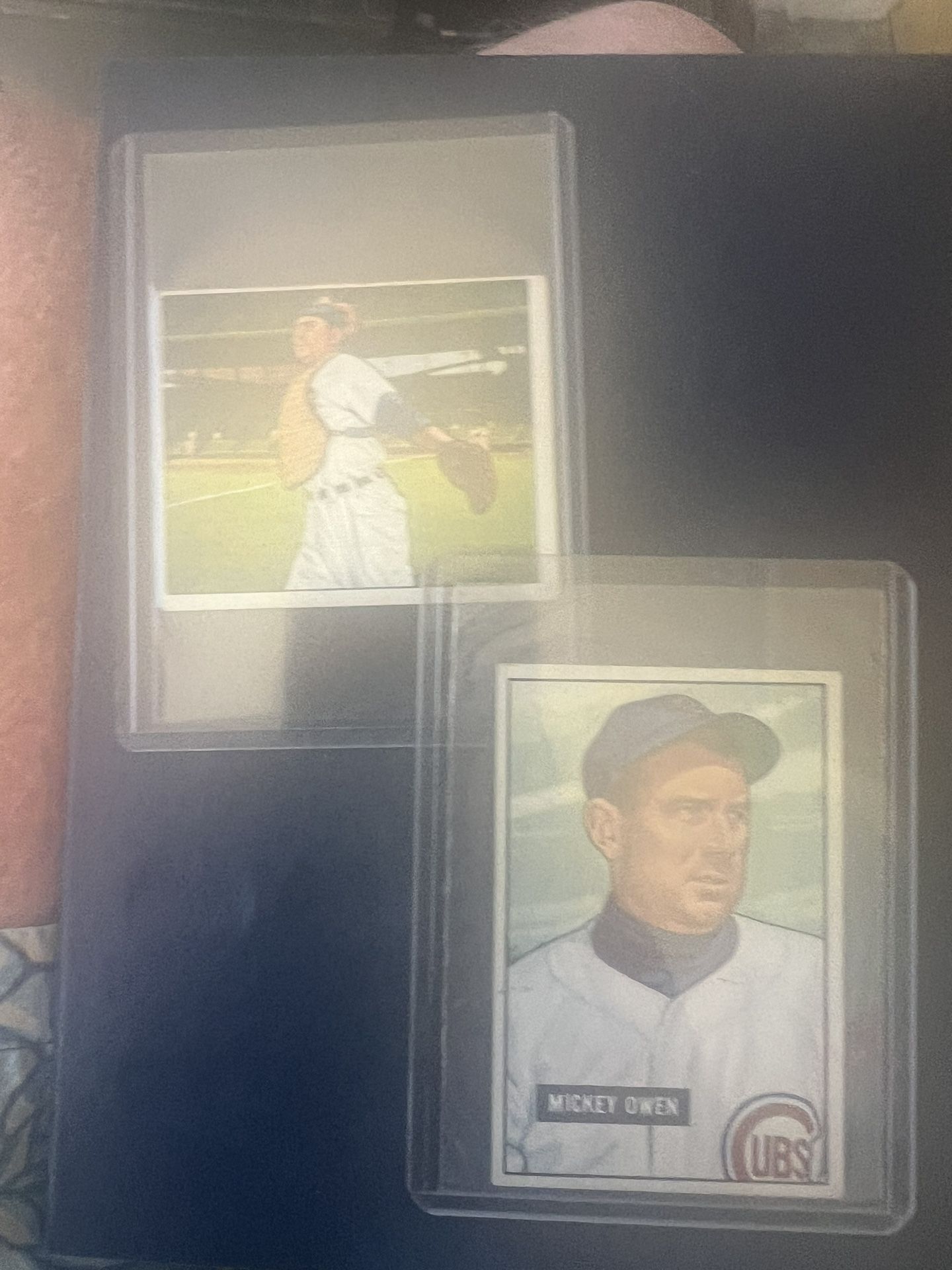 1950 & 1951 Bowman Baseball Cards Of Mickey Owen