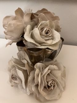 Set of 5 Silk Hair Clip Roses