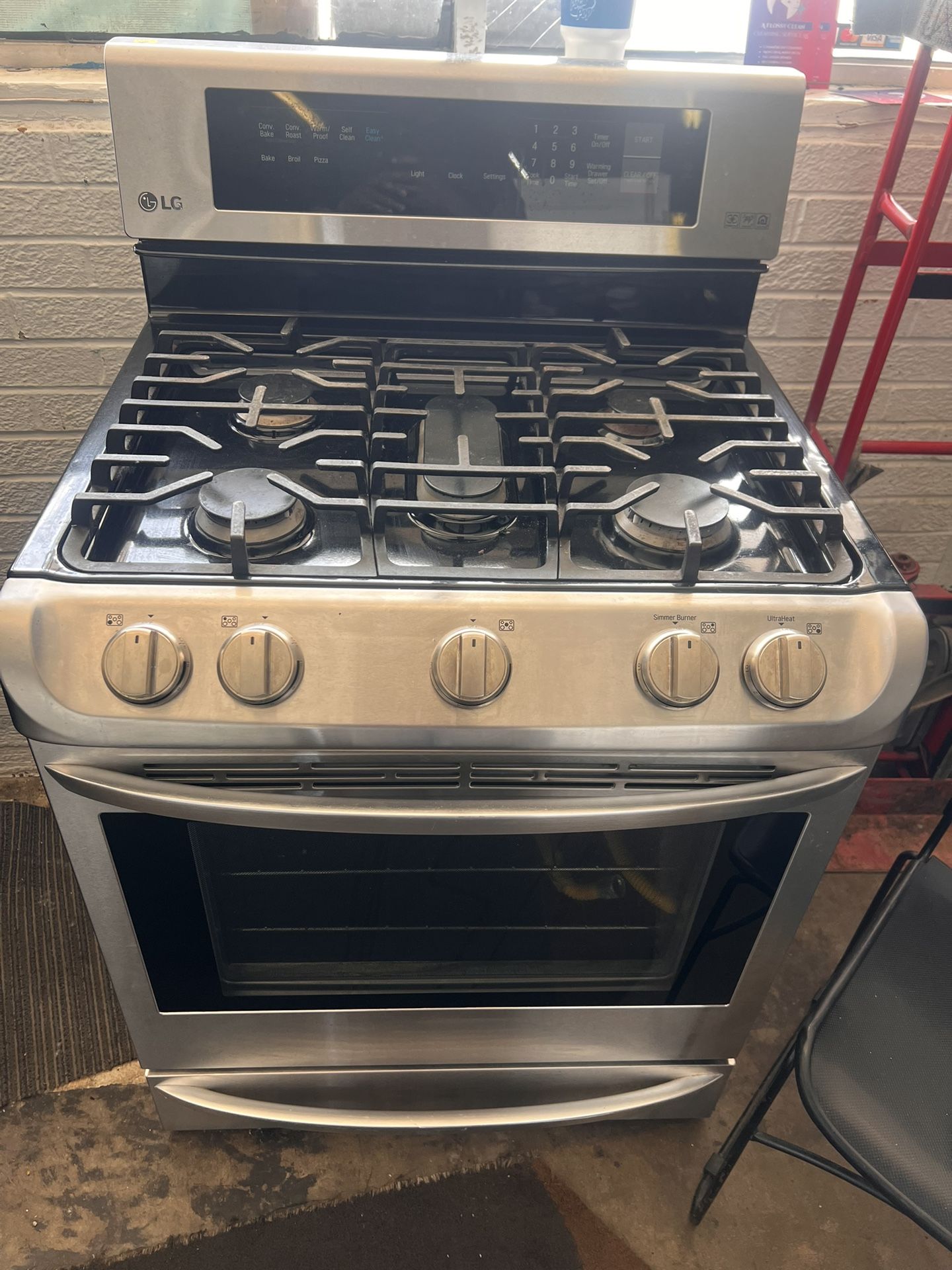 LG Gas 5 burner Stove
