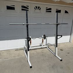 Weider Pro Squat Rack & Weights