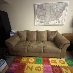 Oversized Plush 3-Seater Couch