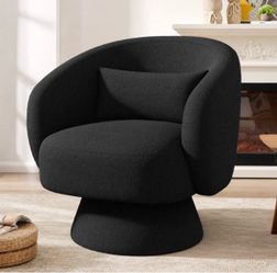 Swivel Black Chair (NEW)