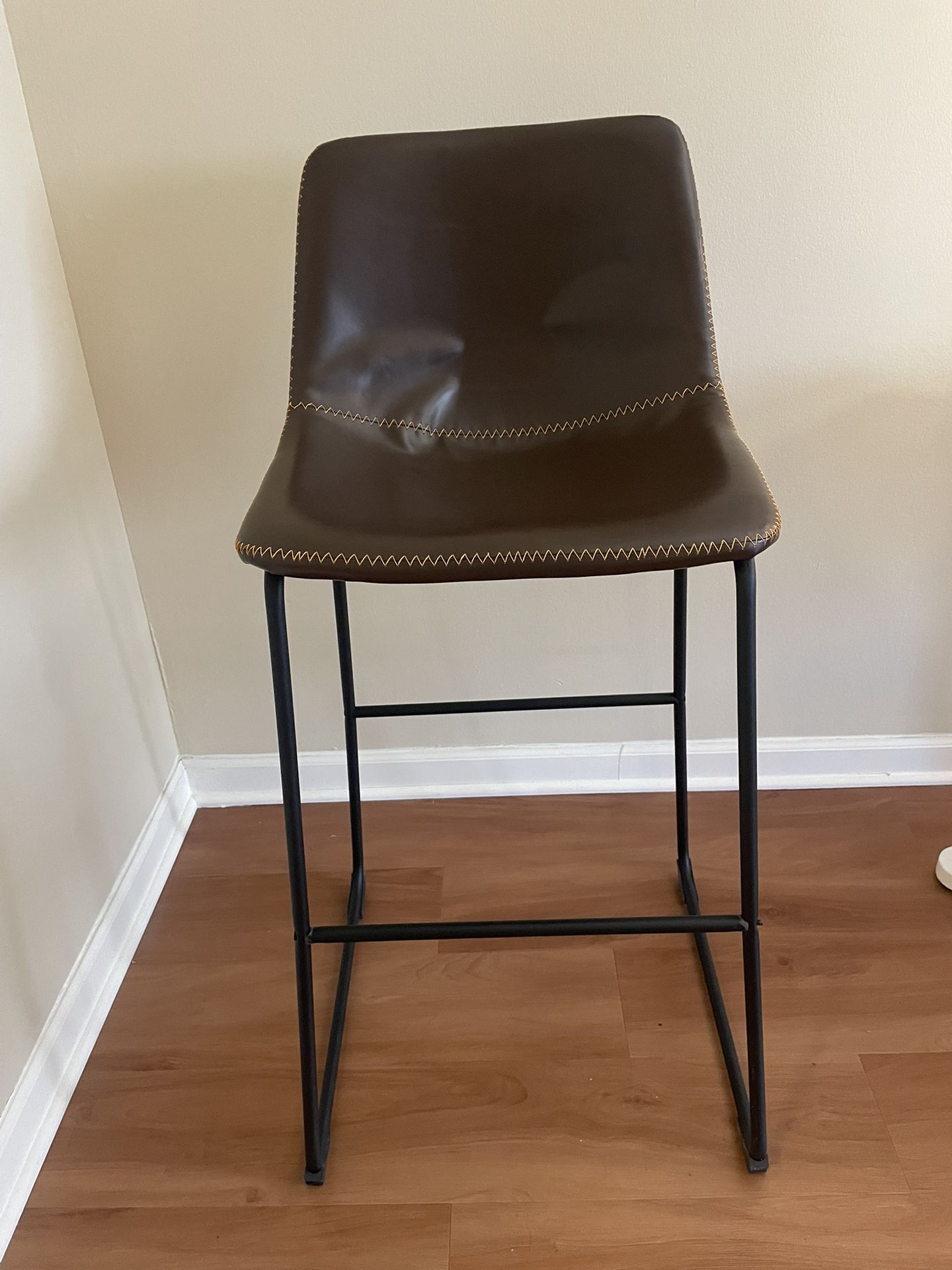 Leather Bar Stools (two)