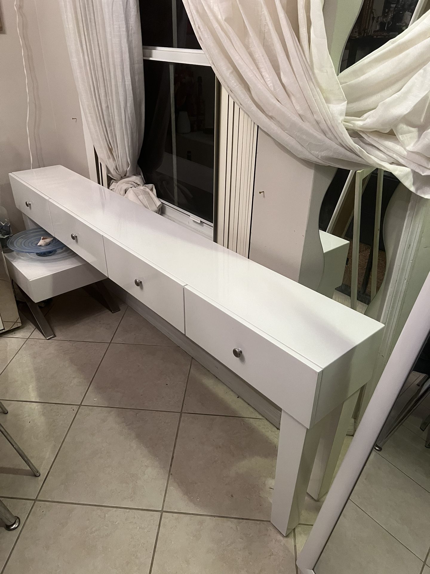Long End Table Console 