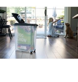 Buddeez Airtight Pet Food Storage Container - 50 QT/50 LB Capacity Dog Food  Storage Container, Cat Food Container, Bird Seed Storage Container, Rollin  for Sale in Glendale, AZ - OfferUp