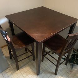 High Top Table And Chairs