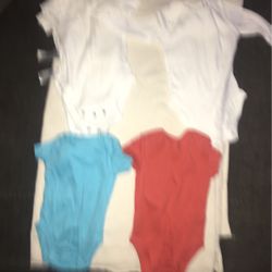 6pc New Onesies  0-3