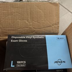Large Vinyl Synthetic Gloves 