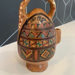 Vintage Cusco Peru Chicha terracotta Jug