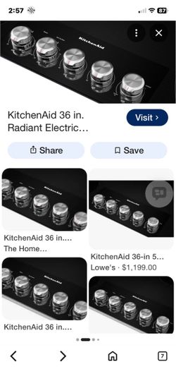 36 “ glass top stove electric