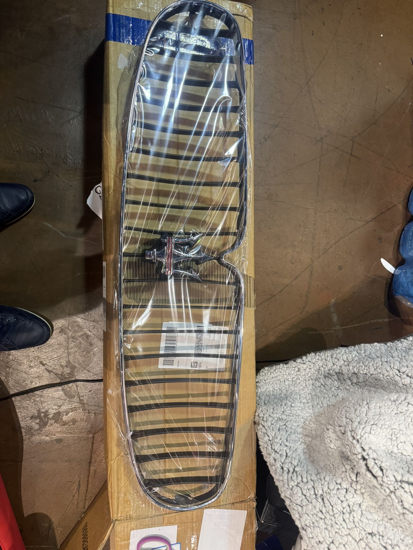 NEW For 2008-2017 Maserati GranTurismo Black+Plating Front Bumper Grill