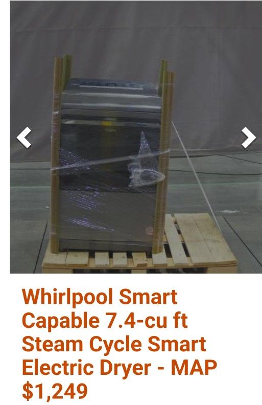 Brand New Whirlpool Electric Smart Dryer