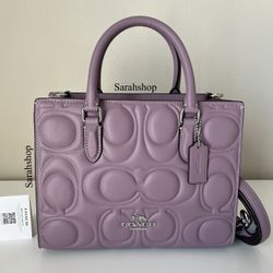 Coach Maggie Small Tote Bag In Signature Leather 