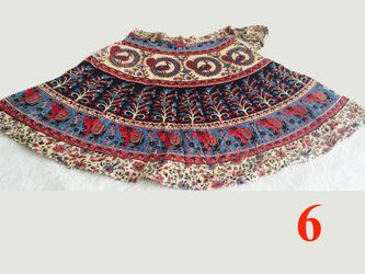 Wrap around (rapron) skirts - below knee lethgh