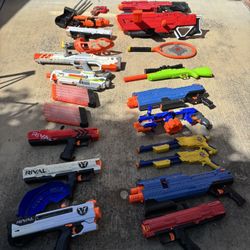Nerf Collection For Use And Parts Read Description