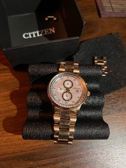 CITIZEN Chandler Chronograph Eco-Drive Mother of Pearl Diamond Men’s  Watch