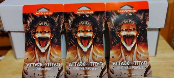 Attack on Titan card packs