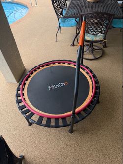 Fitin One 48” Foldable portable Rebounder. Used for one week. Bad knees.