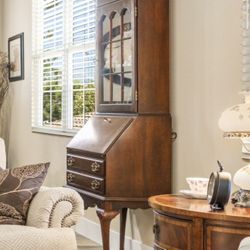 Antique secretary desk with a hutch (orig $1575)