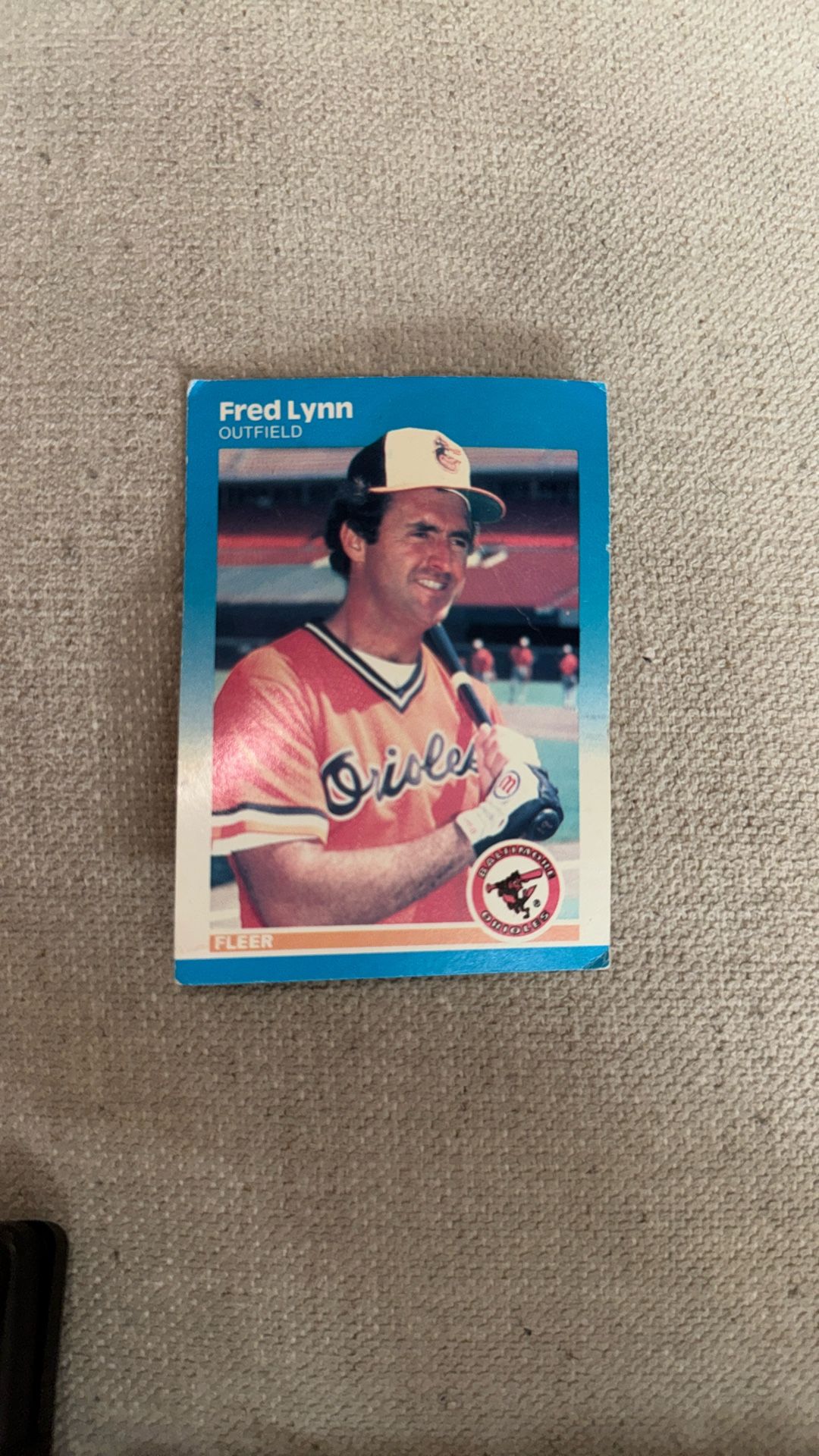 Fred Lynn baseball card
