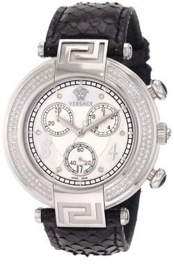 Versace Python Reve Diamond Bezel Watch RT. $3,500