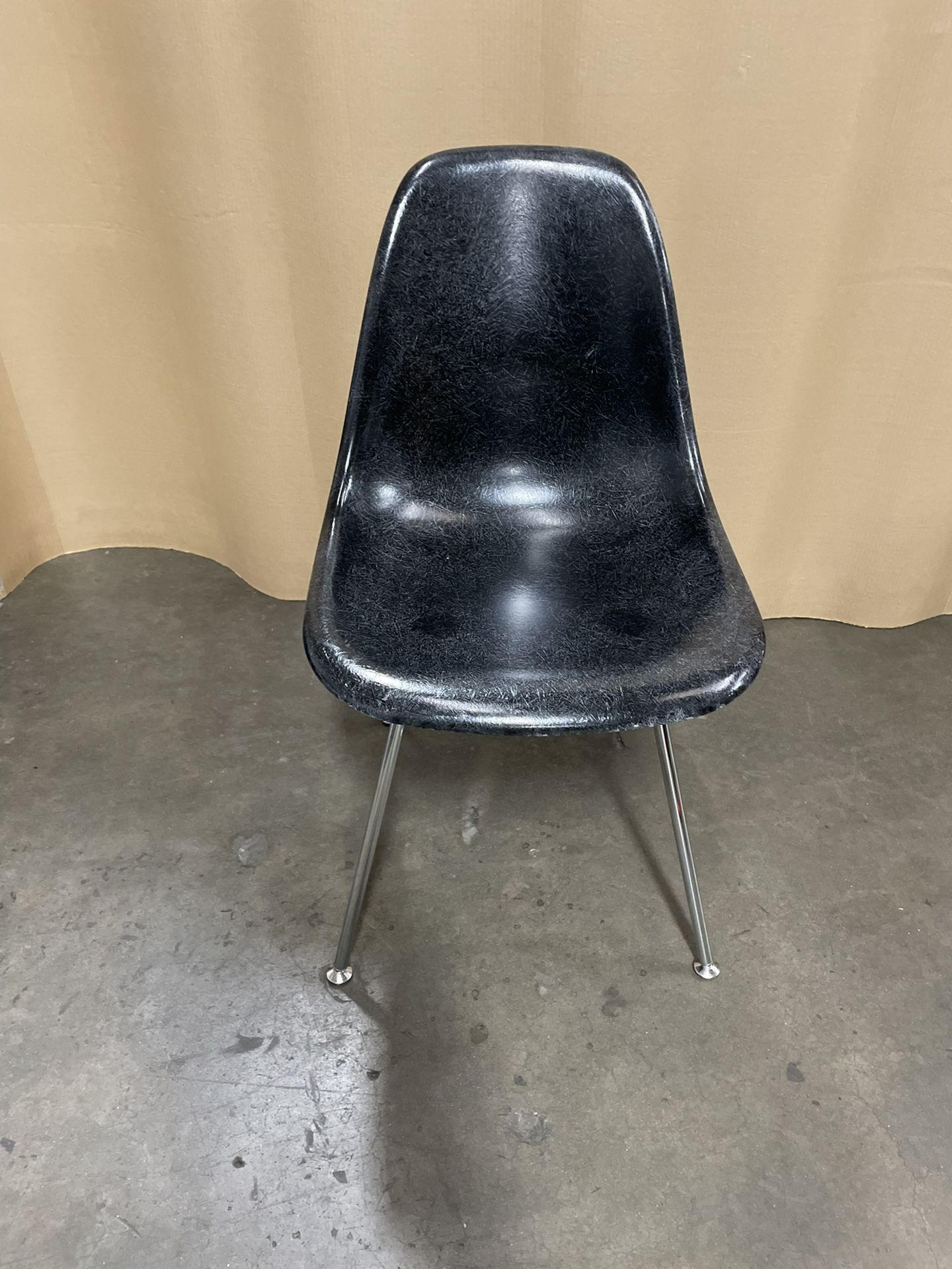 Used Modernica Jet Black Case Study Furniture Side Eiffel H Base
