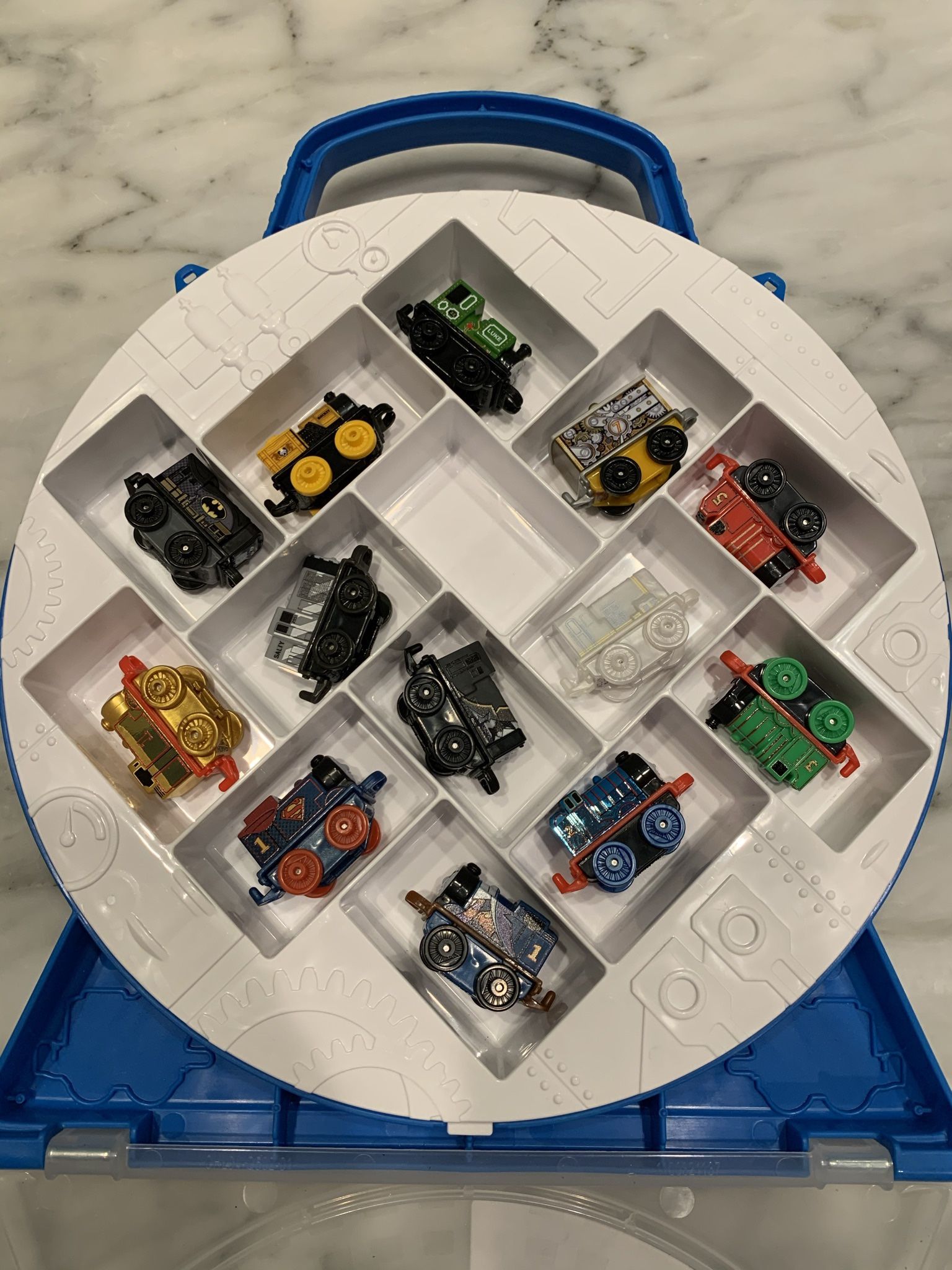 Thomas And Friends Mini Train Set, Carry Case, Built In Track