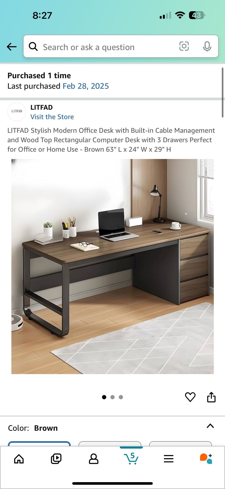 Computer Table / Desk with drawers * BRAND NEW*