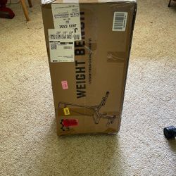 Unopened Lusper Weight Bench