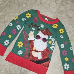 Girls Christmas Sweater Size 5