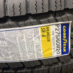 275/60/20 Goodyear Wrangler SRA