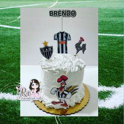 Cake Topper -  Futebol Theme For Your Party