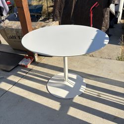 CB2 Odyssey Round Dining Table 