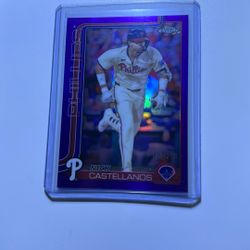 NICK CASTELLANOS TOPPS CHROME PURPLE REFRACTOR /250 #226 CARD