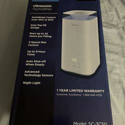 Media ultrasonic humidifier